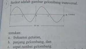 Getaran gelombang transversal berupa bukit dan lembah. Berikut Adalah Gambar Gelombang Transversal Tentukan A Frekuensi Getaranb Panjang Gelombangc Brainly Co Id