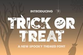All these free commercial and personal fonts are designed & are suitable for graphic and web designers. Trick Or Treat Font By Salt Pepper Designs Creative Fabrica In 2020 Silhouette Fonts Cool Fonts Commercial Use Fonts