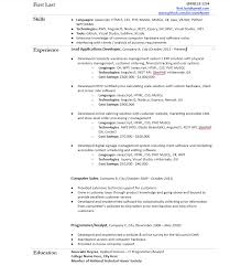 programmer resume, updated after 5+