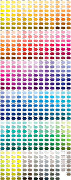 Pantone Colour Chart Printed Promotional Items