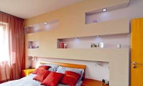 Per arredare la camera da letto non perdete gli armadi tradizionali e gli armadi ad ante scorrevoli, camerette economiche per i bambini, materassi e cuscini. Foto Testata Letto Con Nicchie E Faretti Di Artdesign 567286 Habitissimo