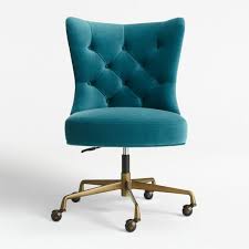 Isla Teal Velvet Office Chair Crate And Barrel Uae By osp home furnishings (6) $ 91 07.