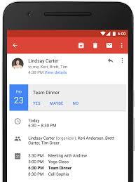 Gmail For Android Shows Your Agenda Alongside Calendar Invites Calendar Invite Rsvp Rsvps