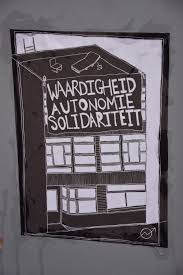 In 't klooster kwamen de buren bij elkaar om dat te vieren. Rotterdam Squat Net