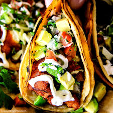 Once hot, add fillets, turn heat down to medium and cook approximately 4 minutes, until crispy and blackened. Carlsbad Cravings Crispy Baja Fish Tacos Facebook