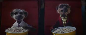 Happy Sergei And Aleksandr Because Movies And Popcorn Are Better With Two Meerkat Compare The Market Animals