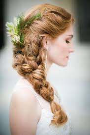 Side braid hairstyles are the ultimate cure for a lifeless mop of long hair. Soft Side Braid Wedding Hairstyle