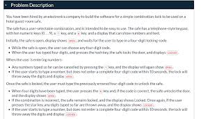 In this video tutorial, viewers learn how to dial open a combination safe lock. Problem Description You Have Been Hired By An Chegg Com