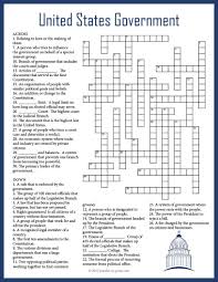 No Prep Us Government Crossword Puzzle Social Studies Activities Us Government Teaching American History