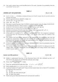 Karnataka 1st Puc Model Question Paper For Maths Aglasem Schools