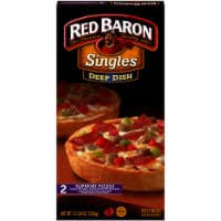 Calm mealtime chaos with the pizza the whole family loves. Red Baron Singles Deep Dish Supreme Pizzas 11 5 Oz Foods Co