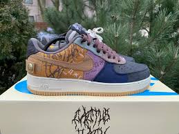 Nike × travis scott ×. Nike Air Force 1 Cactus Jack Travis Scott Sz 9 5 Og All 10000 Authentic Sneakers Sneakers Men Nike
