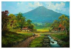 Bukan surga, inilah 11 tempat di dunia nyata yang mirip dengan lukisan 32 Lukisan Pemandangan Alam Terindah Terbagus Lingkar Png