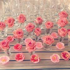 Table 21st Birthday Decoration Ideas For Her Theflowergirlperth S Photo 21st Birthday Celebrations Coral Roses In Glass Jars For Table Decoration 21st Birthday Birthday Celebration 21st Party