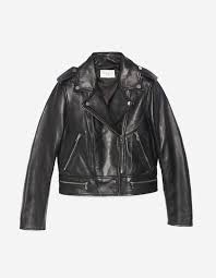 The fashion house is located in the heart of paris, where studios and ateliers conceive the collections. Short Leather Jacket Essentials Sandro Paris
