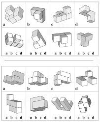 11 Plus Key Stage 2 11 Plus Spatial Reasoning 3d Shapes Rotation With This Type Of Question You Are Given A Number Of Imag Worksheets Spatial Key Stage 2