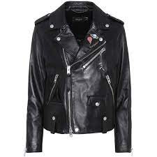 Coach Space Moto Leather Jacket 1 259 Via Polyvore Featuring Outerwear Und Jackets Cropped Biker Jacket Leather Jackets Women Leather Look Jackets