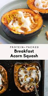Protein Packed Breakfast Acorn Squash Ambitious Kitchen Recipe Food Recipes Acorn Squash Recipes
