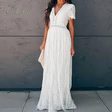 Achetez en toute confiance et sécurité sur ebay! Ordifree Robe De Soiree Maxi En Dentelle Blanche Vintage Manches Courtes Tunique Longue Vetements De Plage Ete 2021 Aliexpress