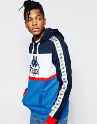 Black And Yellow Kappa Tracksuit Kappa Retro Hoodie At Asos Com Mens Winter Fashion Sneakers Men Fashion Retro Sportswear