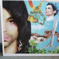 1990 Original Art For Prince Graffiti Bridge Album Cover From Artist Collection Sturgis Antiques