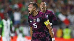 Héctor herrera #10 of team mexico celebrates with teammates after scoring a dramatic goal. Valencia Eye Atletico Madrid Midfielder Hector Herrera As Com