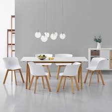 En Casa Esstisch Mit 6 Stuhlen Weiss 180x80 Kuchentisch Esszimmertisch Amazon De Kuche Haushalt Kuche Tisch Kuchentisch Und Stuhle Esszimmertisch