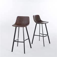 Leopard shell back adjustable swivel bar stools. Best Selling Home Decor Desdemona Bar Stool Brown Set Of 2 298406 Rona