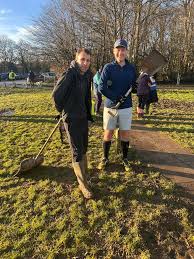 Wet sloppy mud was today's course...