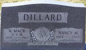 Dr William Mack Dillard (1925-1967)