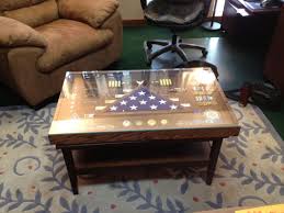 Military Shadow Box End Table Shadow Box Table Features Properties House Decorating Design Military Shadow Box Shadow Box Coffee Table Shadow Box Table