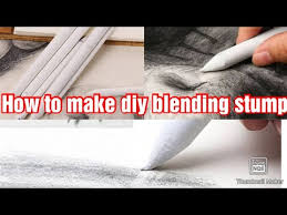 Use glue in many folds of it and shape this with th Download How To Make Your Own Blending Stump Homemade Step By Step Mp4 Mp3 3gp Naijagreenmovies Fzmovies Netnaija