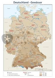 Zum vergleich ist zudem ein unabhängiger staat mit einer ähnlichen gesamtfläche angegeben. Deutschlandkarte Bundeslander Gewasser Mixed Media Als Poster Und Kunstdruck Von Cartogis Bestellen Artflakes Com