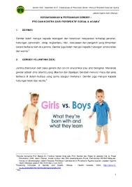 Banyak yang berkata bahwa agama menjadi salah satu faktor budaya patriarki ini kental tertanam pada kehidupan manusia. Pdf Isu Gender Wan Sharina Academia Edu