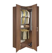 The wooden cupboard with conventional doors are still there. Bella Corner Wardrobe Corner Closet W Three Hangrods Corner Wardrobe Closet Corner Closet Corner Wardrobe