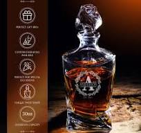 Amazon.com | Personalized Whiskey Decanter Set - Customized ...