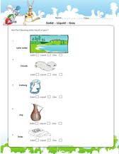 Classify And Solids Liquid Or Gas Worksheet For 3rd Grade Science Worksheets Science Activities Worksheets