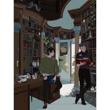 A Gorgeous Poster Done By Our Lovely Cassandra Jean Of Magnus And Alec In Red Scrolls Of Magic This Will Be Given Cassandra Jean Malec The Mortal Instruments