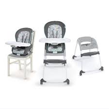 ingenuity trio 3 in 1 high chair bryant white in 2021 modern high chair high chair toddler chair