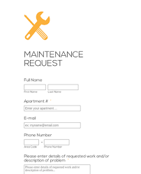 Maintenance change forms decide how and when a work request or warning will be produced. Responsive Maintenance Request Form Template Jotform
