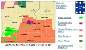 Jun 30, 2021 · channel 3 declared an early warning weather alert as a result. Excessive Heat Warning Showers And Thunderstorms At Times Today And This Evening Mpr News
