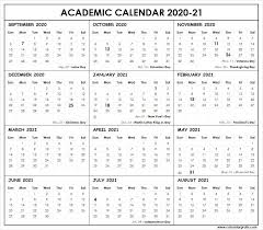 2020 2021 School Calendar Template Academic Calendar 2020 21 In 2020 Academic Calendar School Calendar Homeschool Calendar