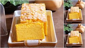 Bolu labu kuning panggang lembut dan empuk. Resep Cake Labu Kuning Lembut Wangi