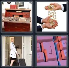 4 pics 1 word 6 letters word list and answer for more than 2500++ levels game developed by lotum gmbh, for device iphone, ipad, android, kindle. 4 Pics 1 Word Answers For Secretary Coins Traveler Enter