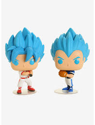 Figure stands 3 3/4 inches and comes in a window display box. Funko Pop Dragon Ball Super Goku Vegeta Baseball Vinyl Figures Boxlunch Exclusive