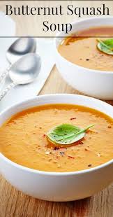 Simple Butternut Squash Soup Recipe Recipe Carrot Soup Recipes Recipes Food