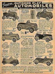 1939 Advertisement Gendron Pedal Car Buick Dodge Graham Skippy Scooter Snow Sled Vintage Pedal Cars Pedal Cars Kids Ride On
