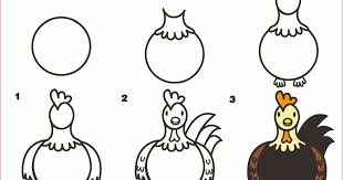 Paling Bagus 30 Gambar Kartun Yang Mudah Ditiru Untuk Digambar 10 Cara Menggambar Ayam Dengan Mudah Seni Budayaku 55 Ga Kartun Gambar Kartun Ilustrasi Komik