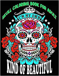 Intricating sugar skull printable for adults coloring pages printable and coloring book to print for free. Skull Coloring Book For Adult 54 Unique Skull And Day Of The Dead Coloring Pages Anti Stress Coloring Book House Icolor 9781657243149 Amazon Com Books