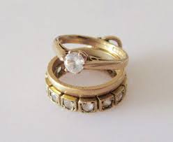 9ct Gold Engagement Wedding And Eternity Rings Charm Or Etsy Eternity Ring Solid Gold Charms Gold Engagement